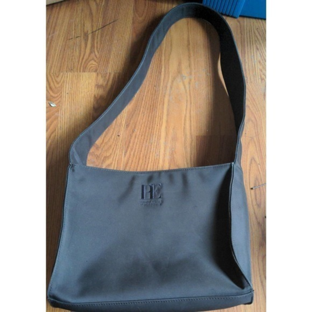 Perry Ellis Portfolio Handbag Nylon‎ Shoulder bag Purse in Brown